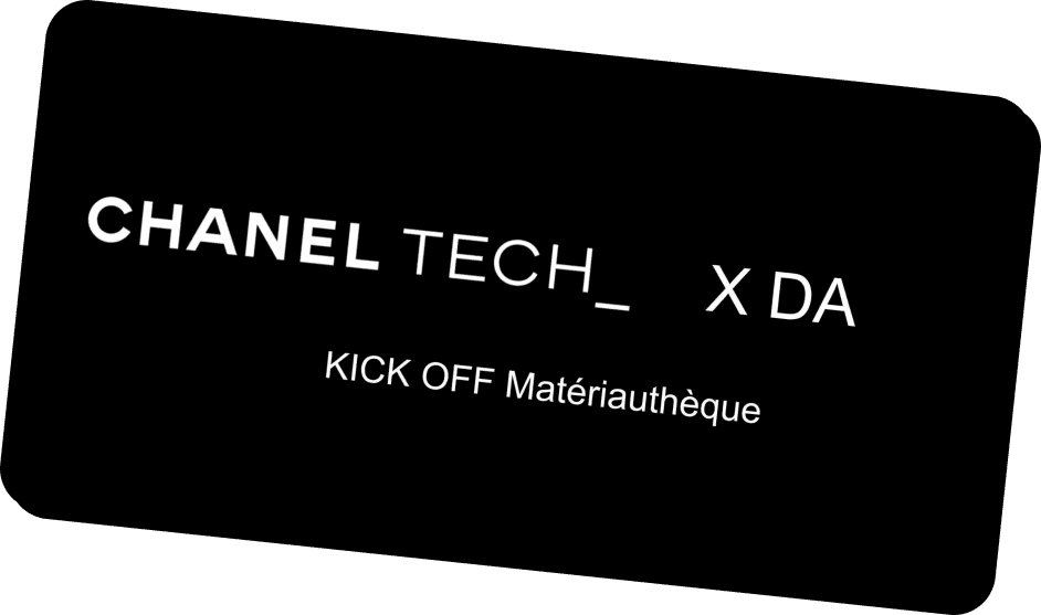 Slide de kick-off du projet Chanel Tech