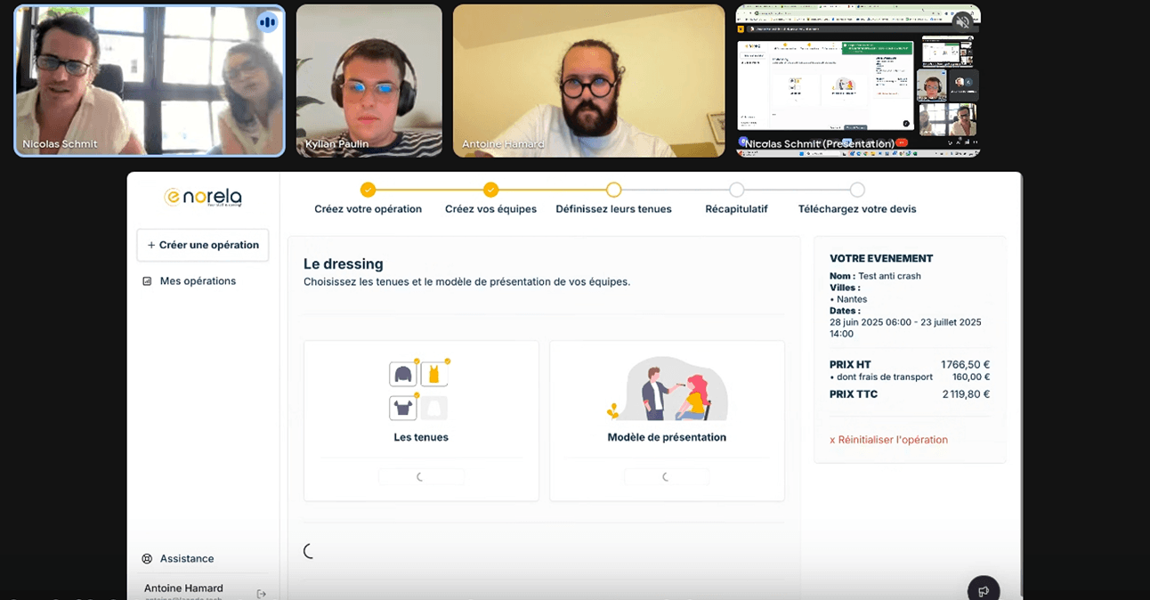 Démo client en visio