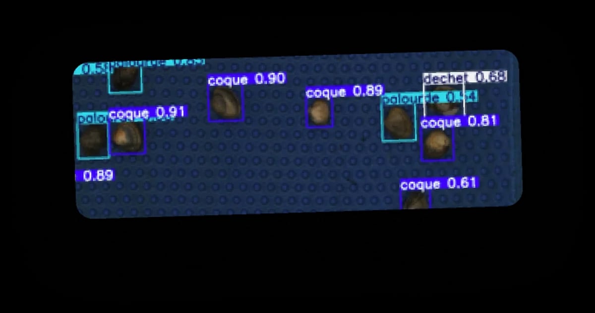 Détection par computer vision, tri industriel